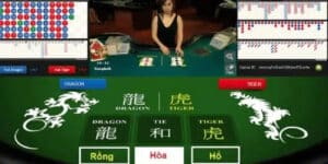 Giao diện trò chơi casino Rồng Hổ tại BK8