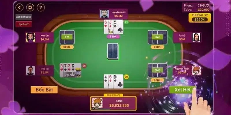 Luật chơi Xì Dách và cách chia bài